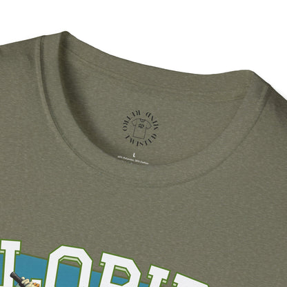 Florida Vibe Unisex Softstyle T-Shirt | Relaxed Fit Graphic Tee for Casual Days, Summer and Travel,florida,sport,golf