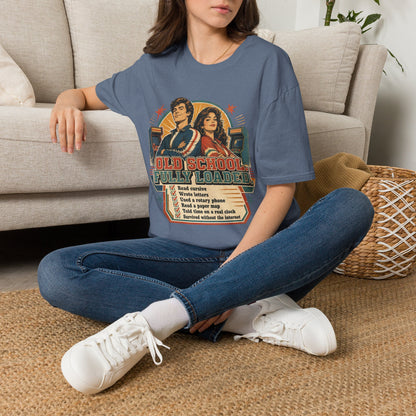 T-Shirt — Retro 'Old School' Arcade Couple Vintage Gamer Tee