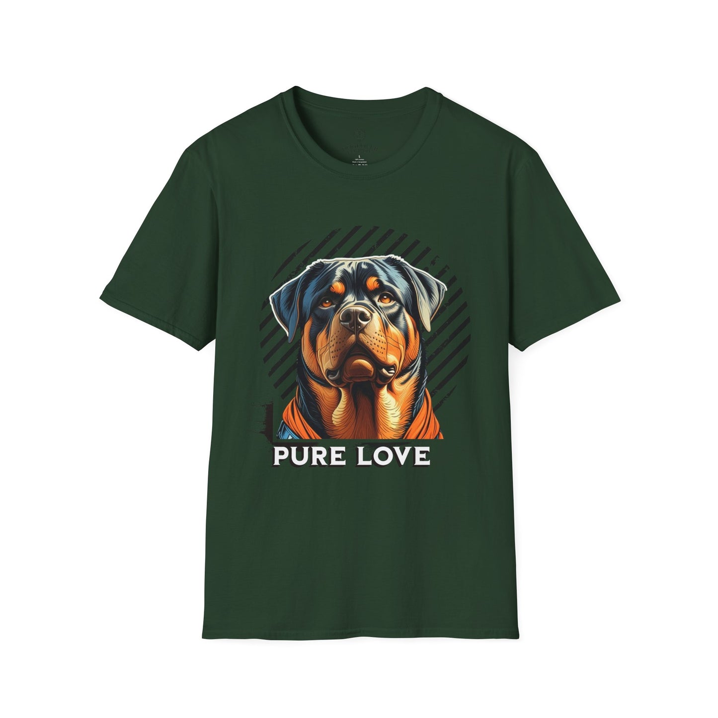 Pure Love Rottweiler Unisex Softstyle T-Shirt