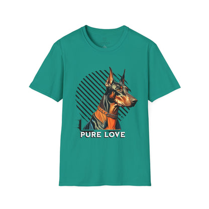 Pure Love Doberman T-Shirt - Perfect for Dog Lovers