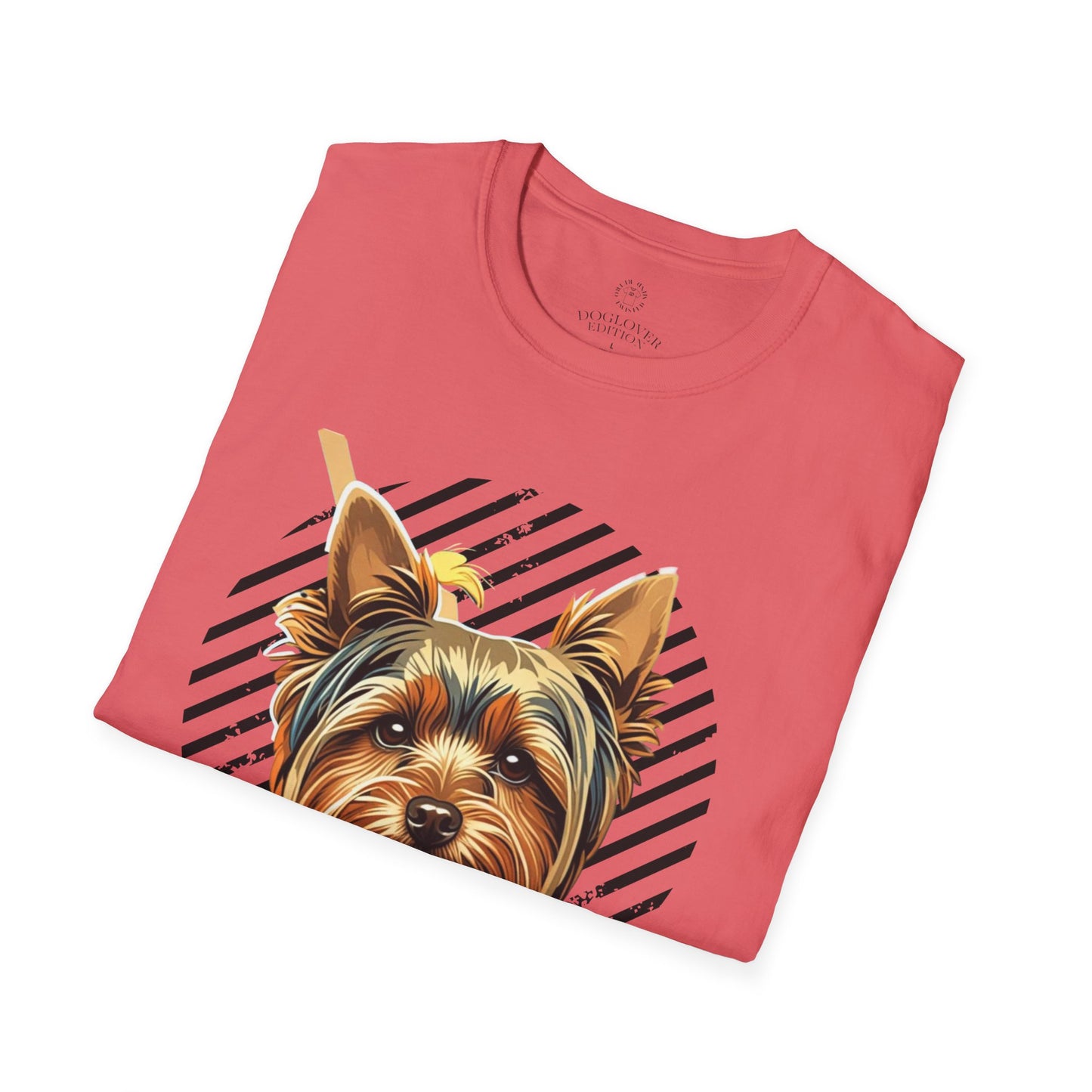 Pure Love Yorkie Unisex Softstyle T-Shirt - Perfect Gift for Dog Lovers