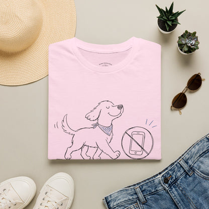 Less Scrolling, More Strolling Dog T-Shirt