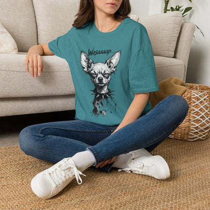 Chihuahua 'Wasaaaap' Graphic T-Shirt — Funny Dog Tee for Pet Lovers
