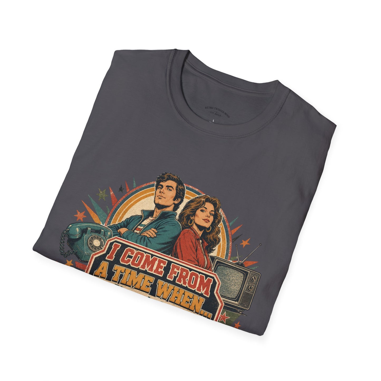 Vintage Road Trip T-Shirt — "I Come From A Time When" Retro Couple Graphic