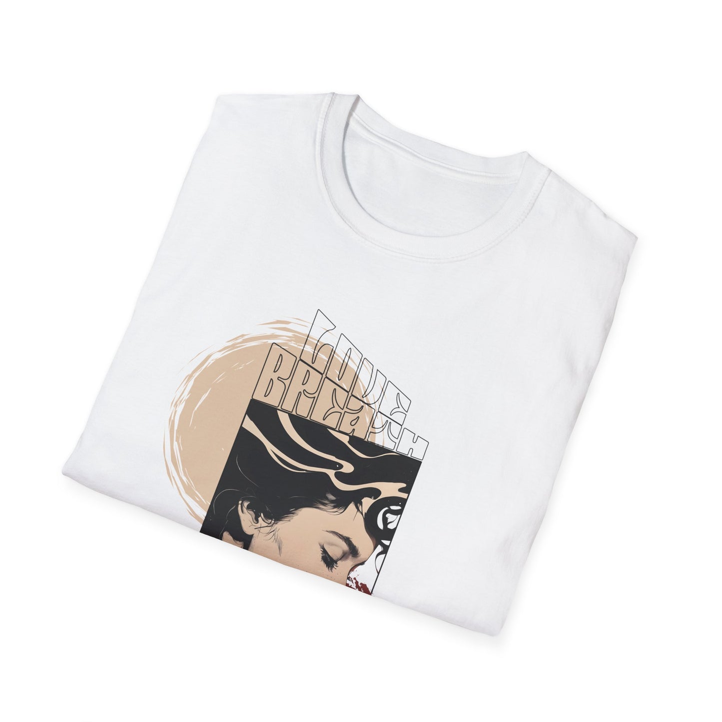 T-Shirt — Vintage Art Nouveau Woman Graphic Tee (Brave)