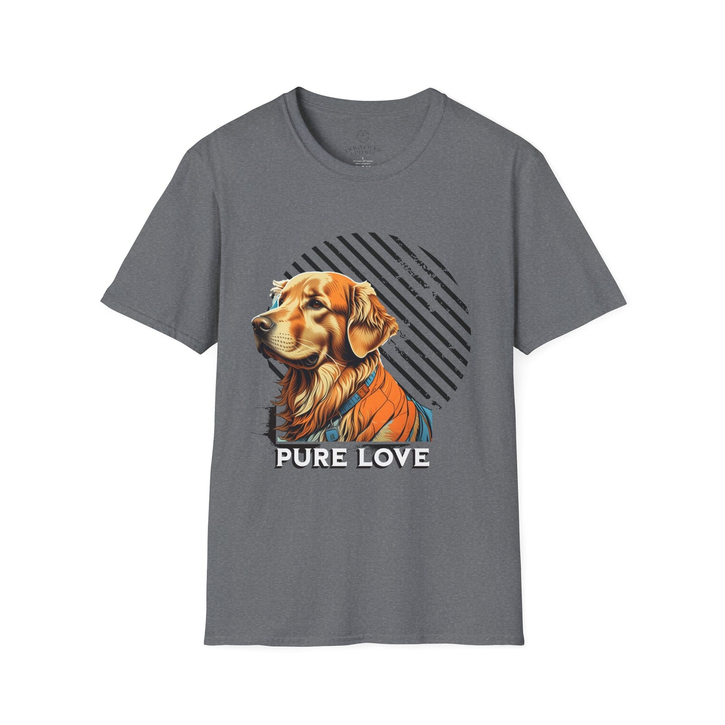Pure Love Dog Unisex Softstyle T-Shirt - Perfect for Pet Lovers