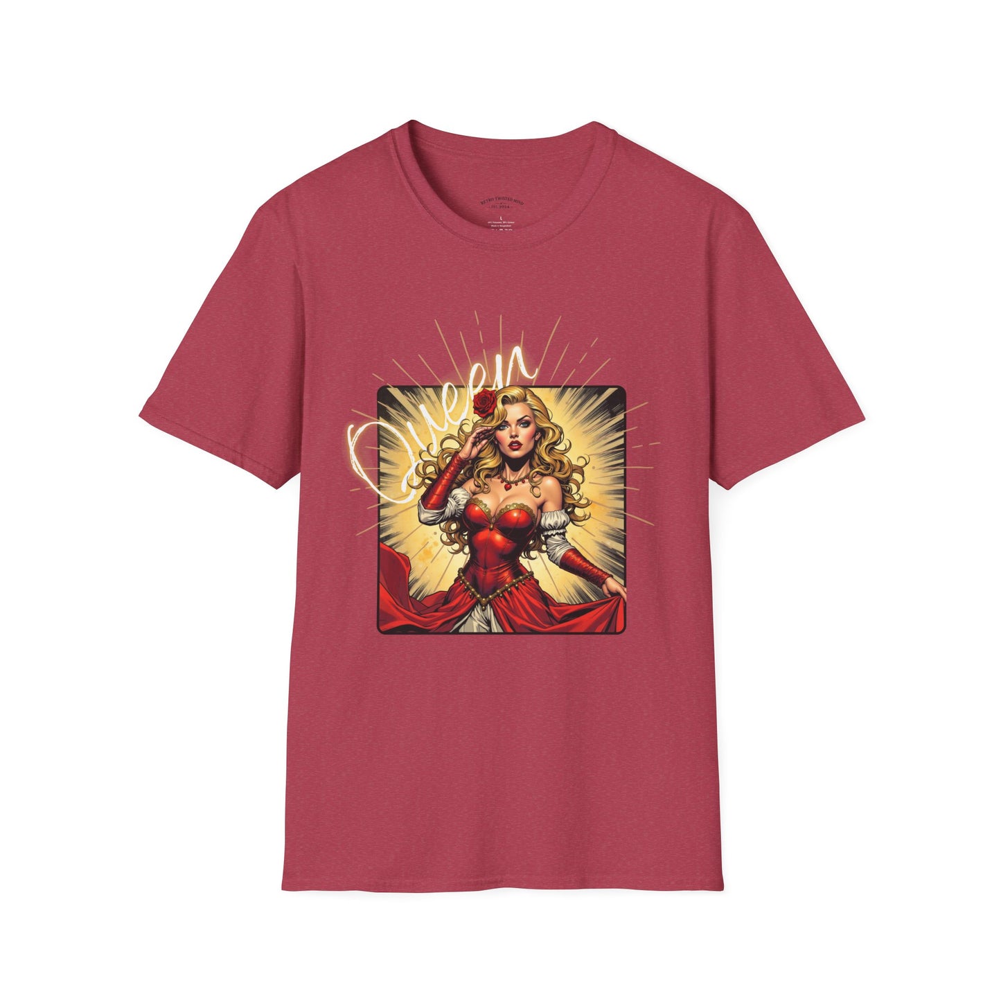 Empowered Women Unisex Softstyle T-Shirt - Bold & Confident Design, queen. girl