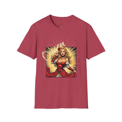 Empowered Women Unisex Softstyle T-Shirt - Bold & Confident Design, queen. girl