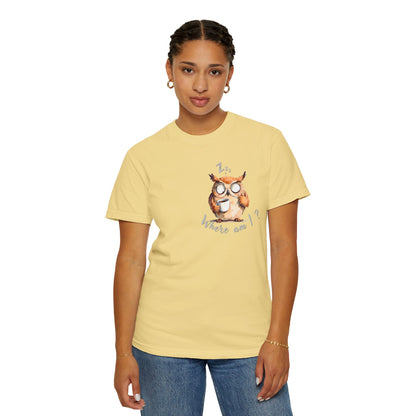 Where Am I? Owl Graphic T-Shirt