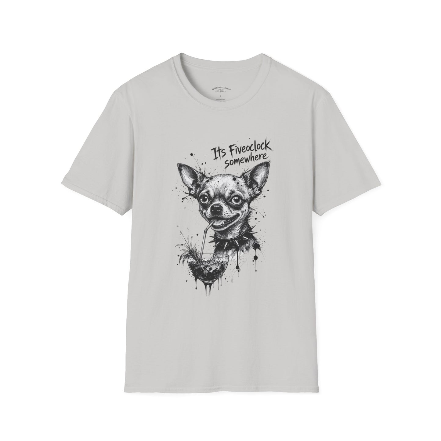 Chihuahua 'It's Five O'Clock Somewhere' T-Shirt