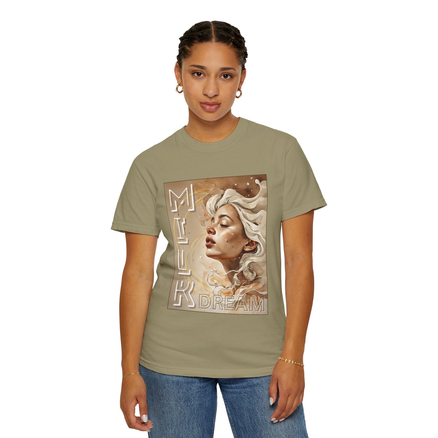 Dream Muse T-Shirt — Surreal Portrait Graphic Tee
