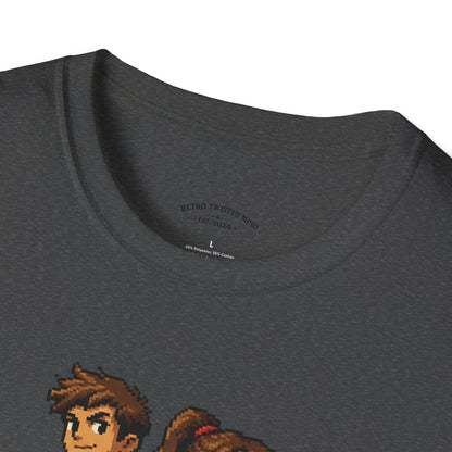 T-Shirt — Retro Pixel 'Real Gamers Don't Need 4K' Graphic Tee