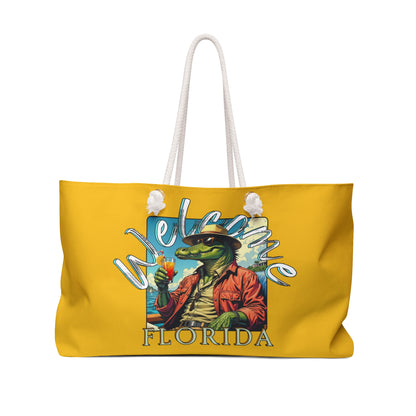 Vibrant Florida-Themed Weekender Bag - Perfect for Travel and Summer Adventures
