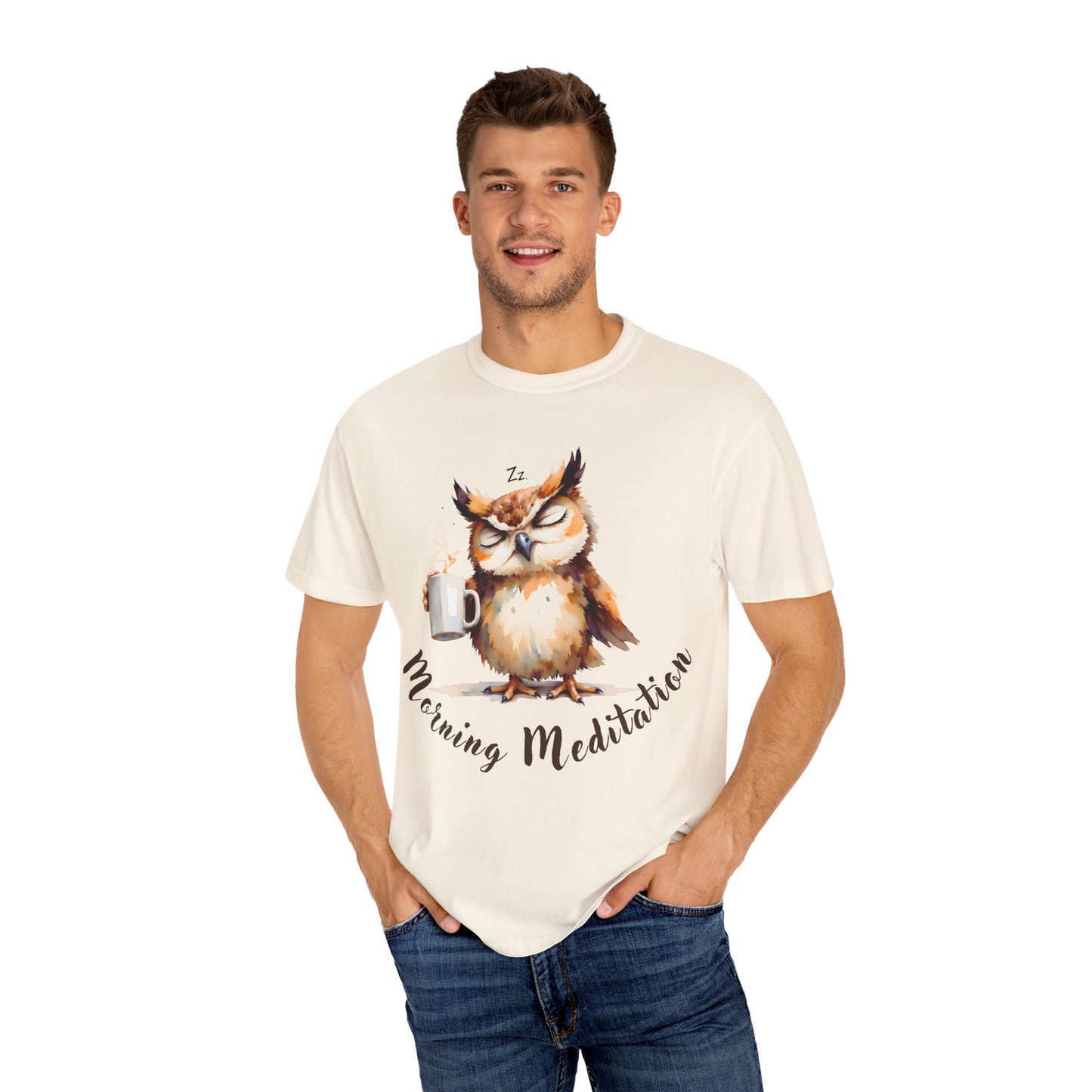 Morning Meditation Owl T-Shirt