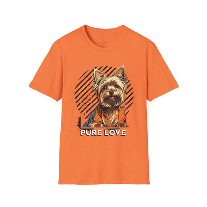 Pure Love Yorkie Unisex Softstyle T-Shirt