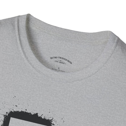 Doberman Portrait T‑Shirt — Bold Black Ink Dog Graphic