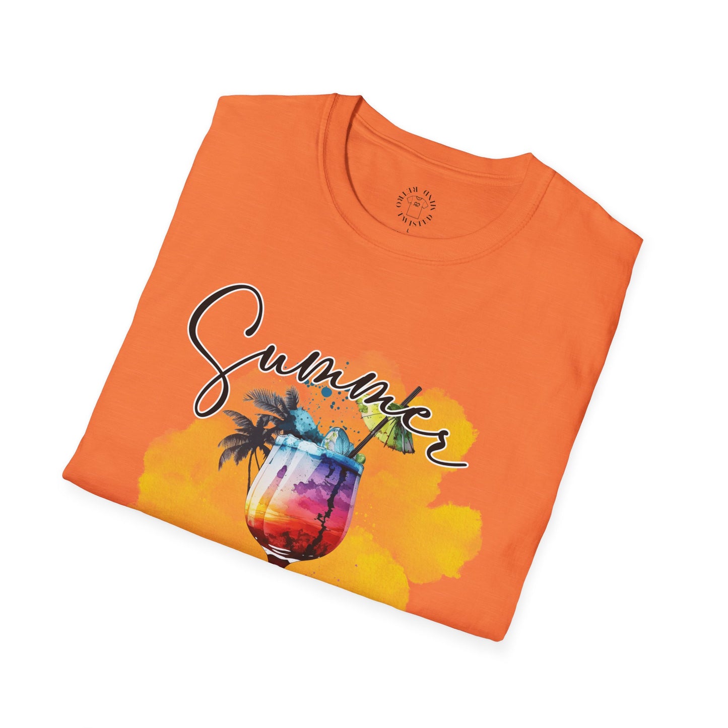 Summer Colors T-Shirt, Unisex Tee for Beach Days, Vacation Style, Summer Outing, Travel Shirt, Gift for Him/Her