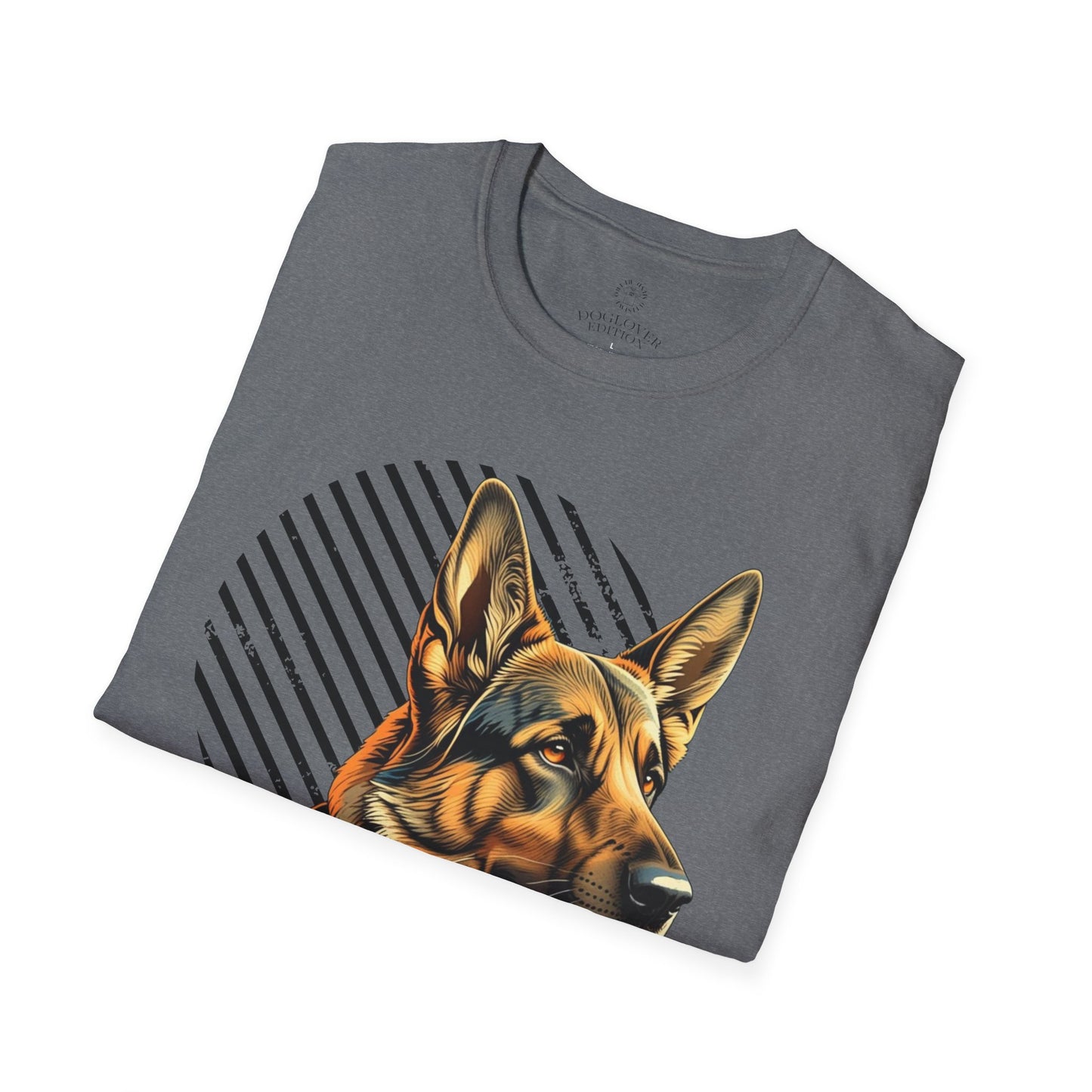 German Shepherd Pure Love Unisex Softstyle T-Shirt .dog