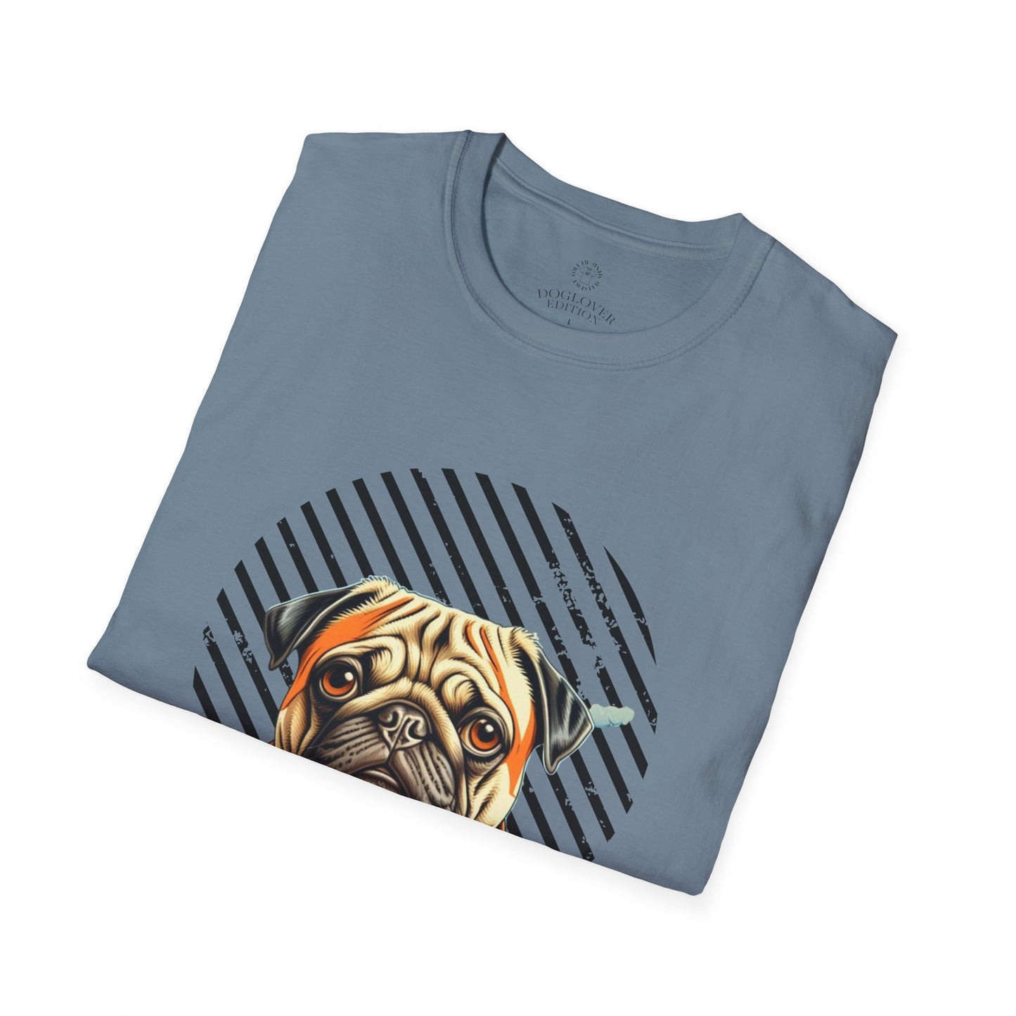 Pure Love Pug T-Shirt - Unisex Softstyle Tee