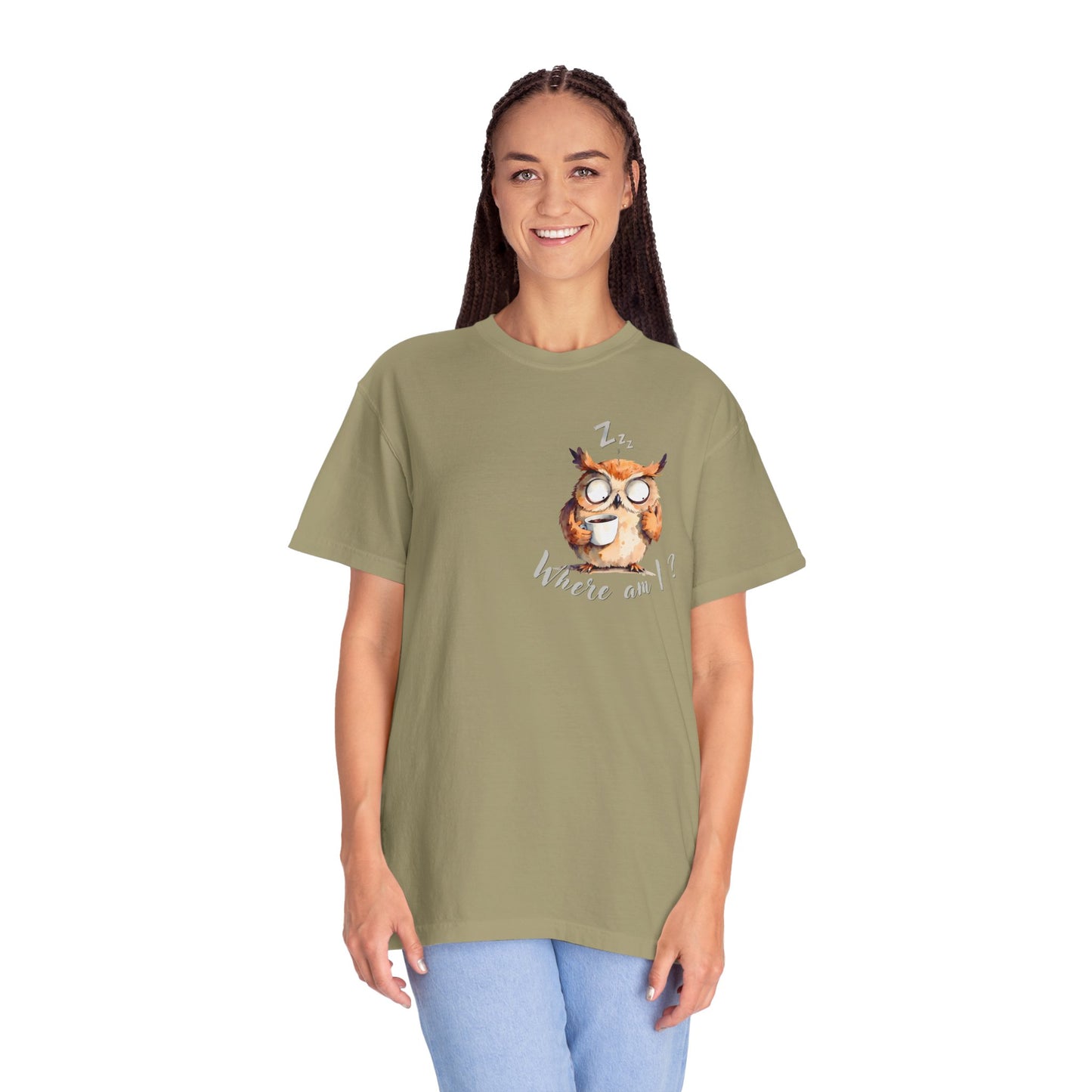 Where Am I? Owl Graphic T-Shirt