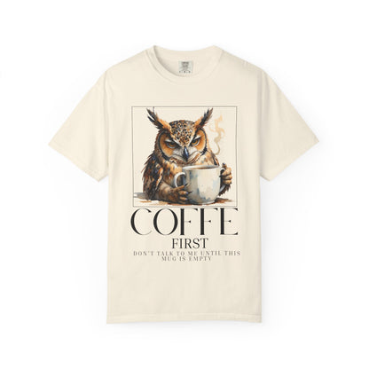 Coffee First Owl T-Shirt