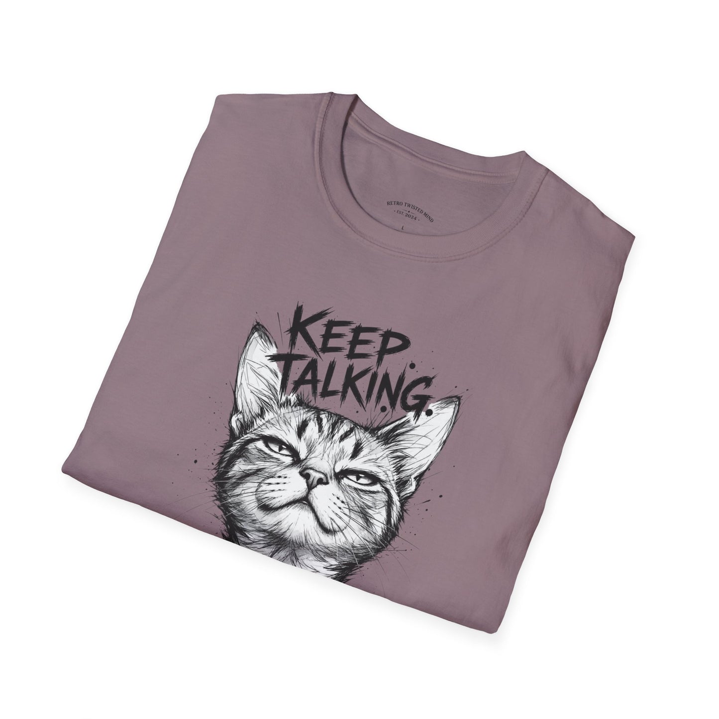 Keep Talking I'm Taking Notes Cat T‑Shirt