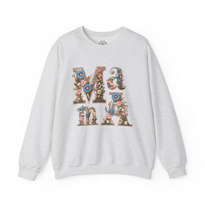Unisex Heavy Blend™ Crewneck Sweatshirt,mother day gift, mama ,flower
