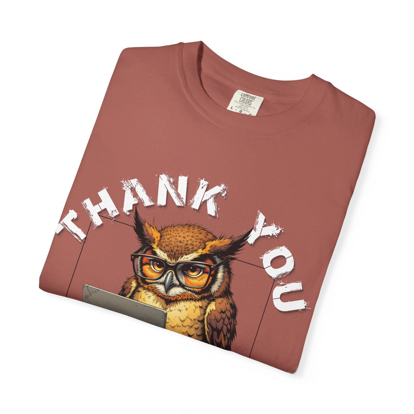 Owl 'Thank You, Not Interested' Graphic T-Shirt