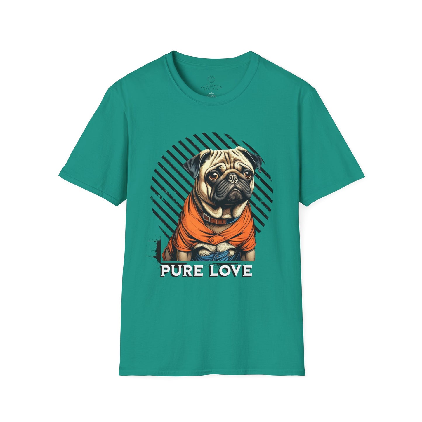 Pure Love Pug Unisex Softstyle T-Shirt