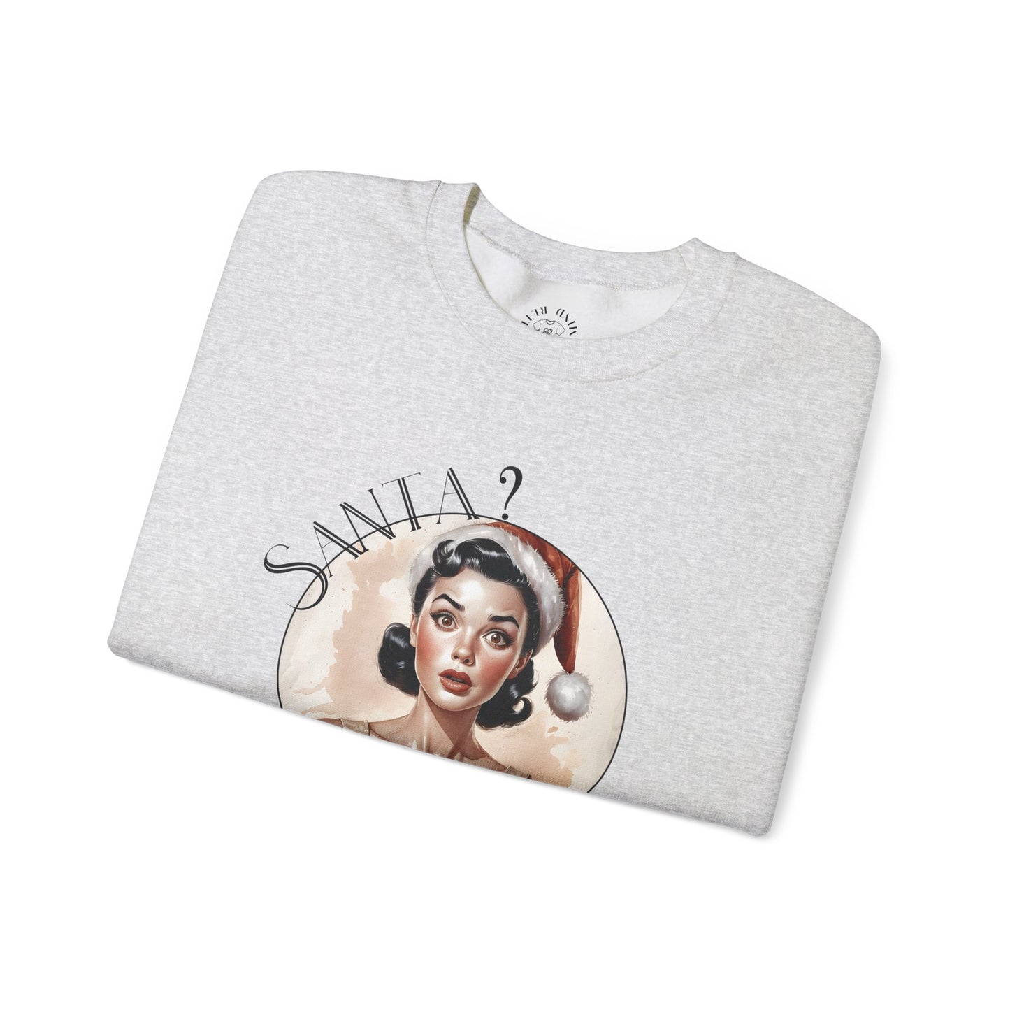 Funny Cookie Lover Sweatshirt - Retro Design - Santa? Christmas