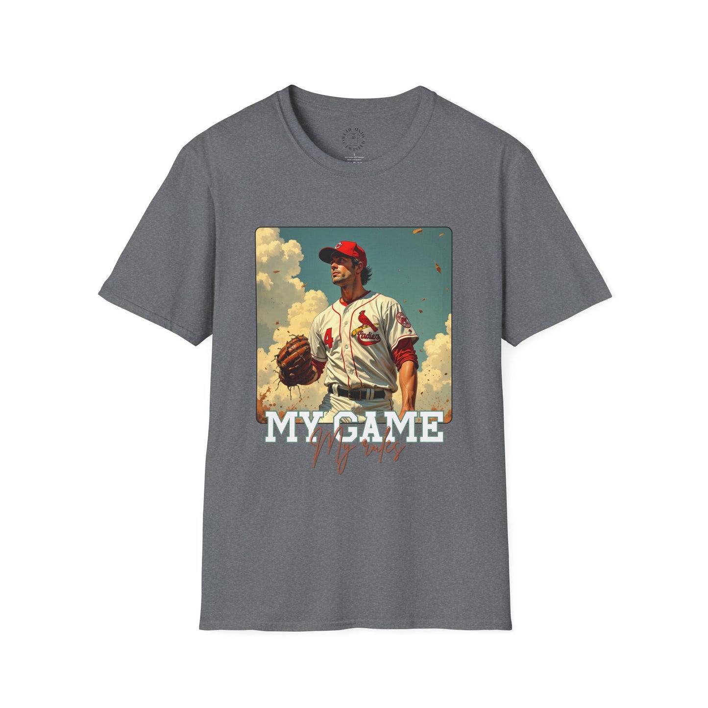 Retro Baseball T-Shirt - My Game My rules.sport,baseball