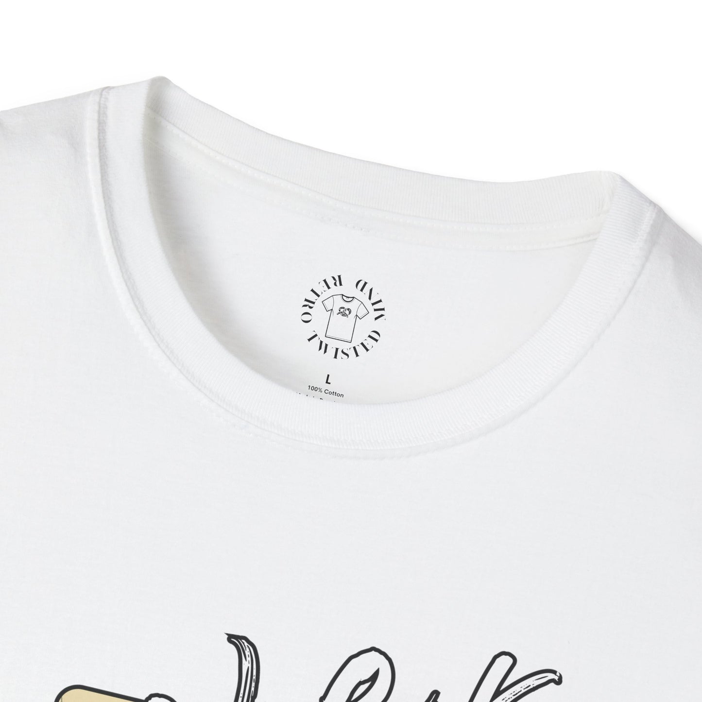 Never Slow Down Motorcycle T-Shirt - Unisex Softstyle Graphic Tee,biker, scull ,twisted