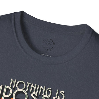 Unisex Softstyle T-Shirt - 'Nothing is Impossible, Possible Just Cost More' Graphic Tee.twisted