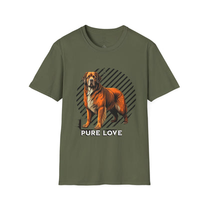 Pure Love Dog Unisex Softstyle T-Shirt - Perfect Gift for Pet Lovers