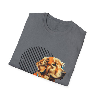 Pure Love Golden Retriever T-Shirt – Unisex Softstyle Tee for Dog Lovers