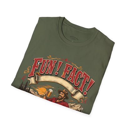 Fun! Fact! T-Shirt — Vintage Beer Drinker Graphic Tee