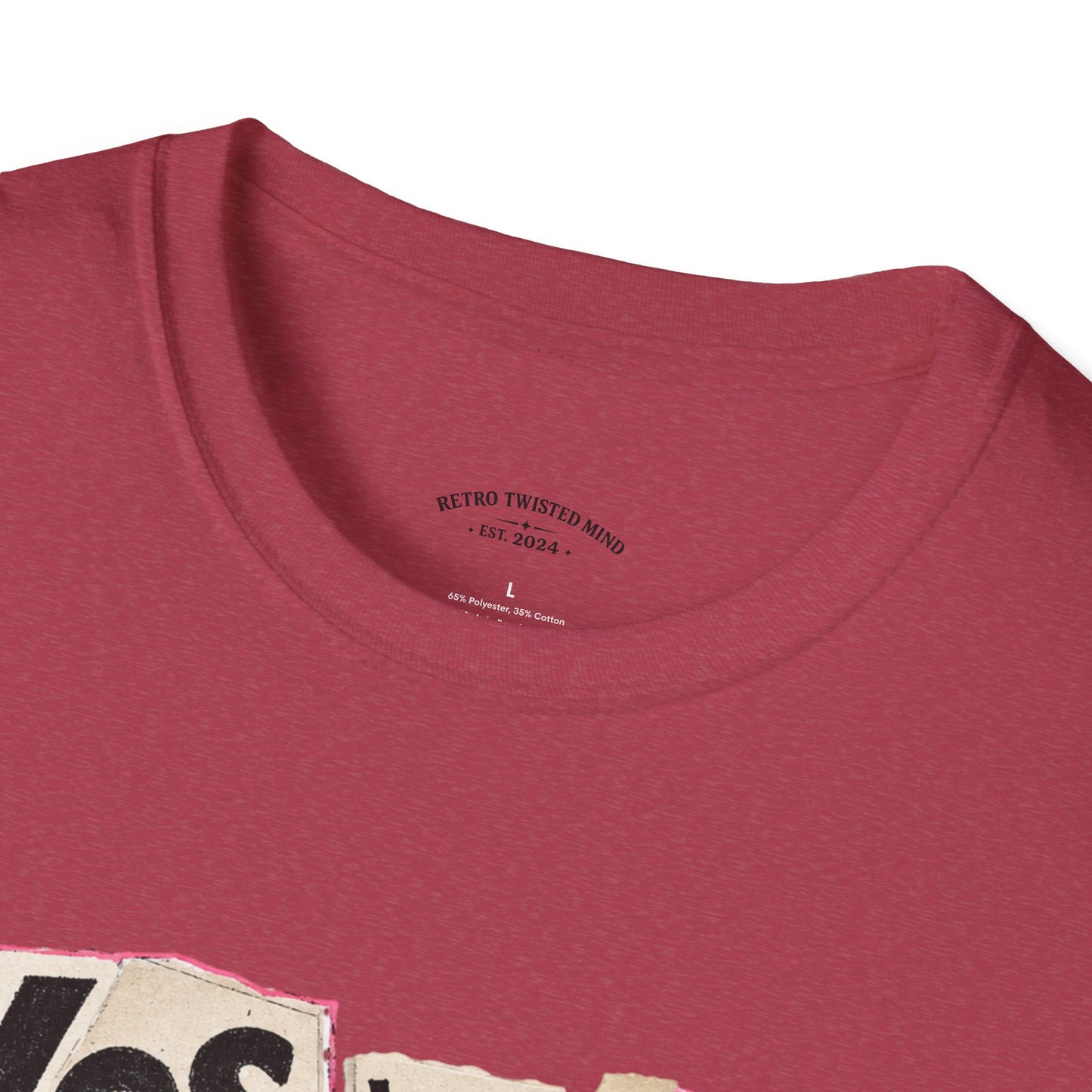 T-Shirt — "Yes We Share, So What?" Retro Collage Graphic Tee