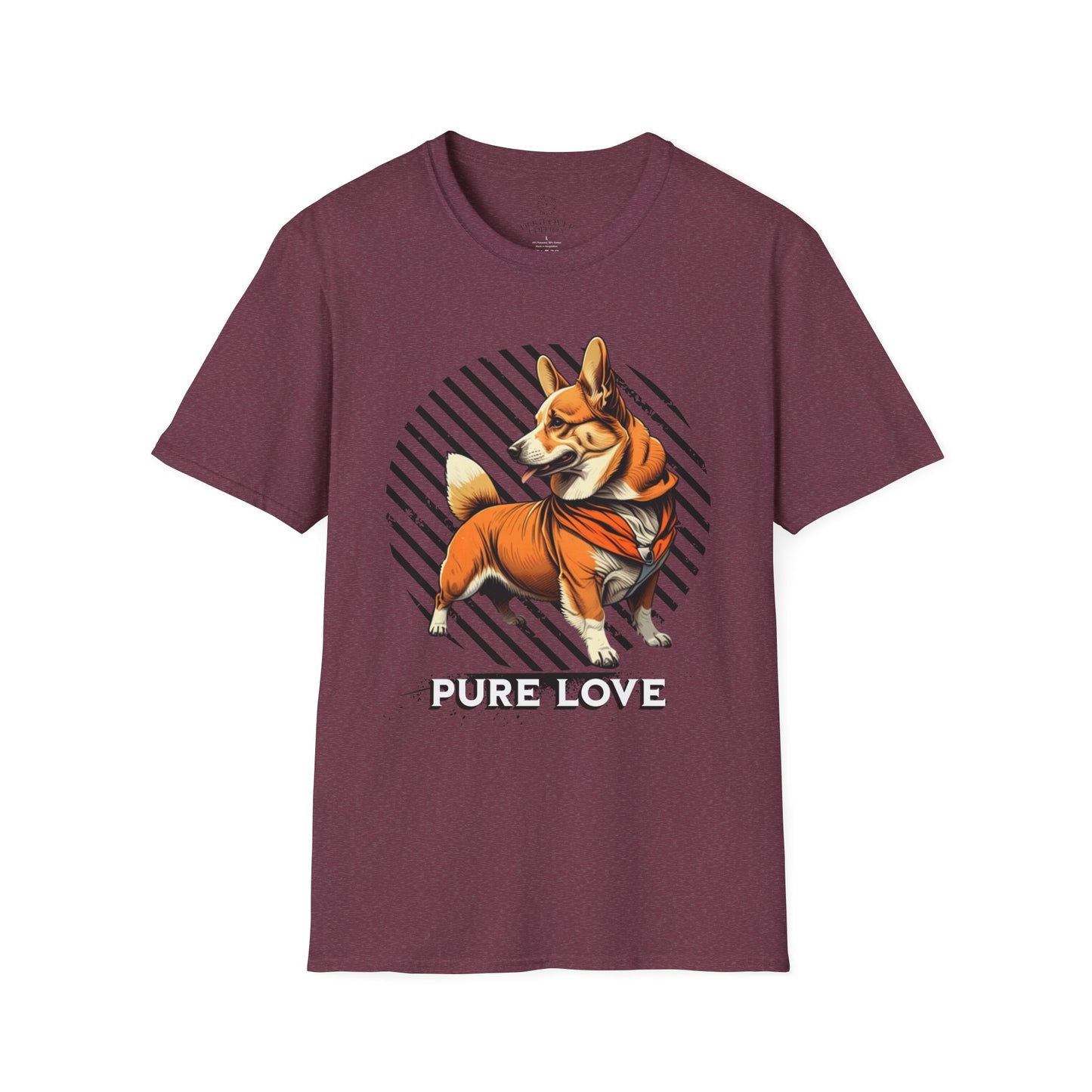 Pure Love Corgi Unisex Softstyle T-Shirt