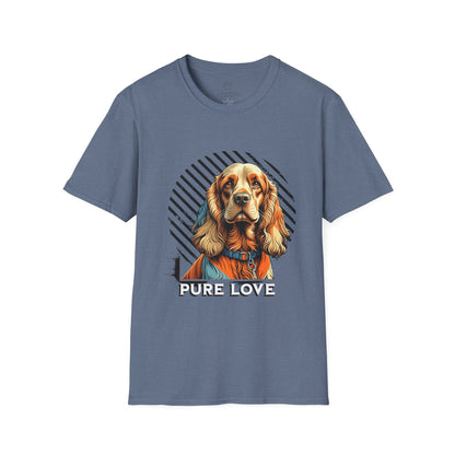 Pure Love Unisex Softstyle T-Shirt - Dog Lover Gift