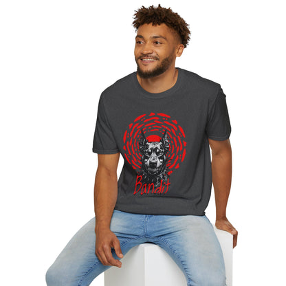 Doberman Graphic T-Shirt — Red Halo 'Bandit' Design