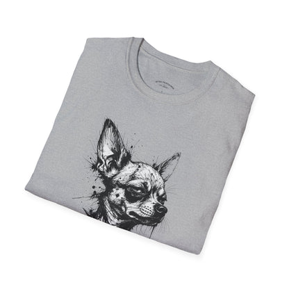 Chihuahua Portrait T‑Shirt — "I'm Not Here, That's an Illusion"