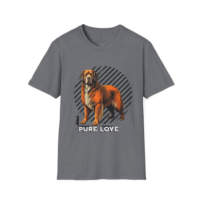 Pure Love Dog Unisex Softstyle T-Shirt - Perfect Gift for Pet Lovers