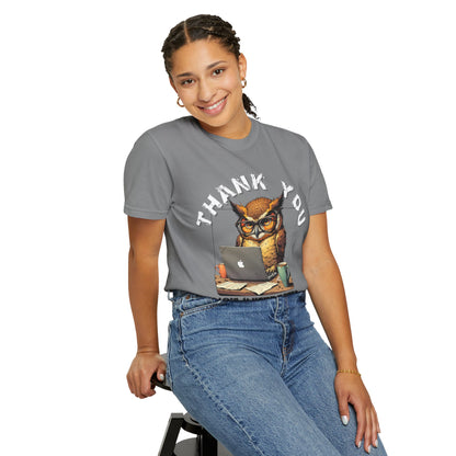 Owl 'Thank You, Not Interested' Graphic T-Shirt