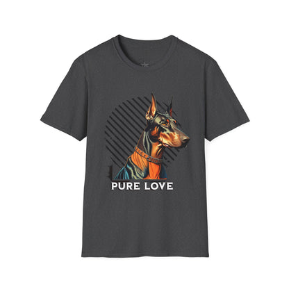 Pure Love Doberman T-Shirt - Perfect for Dog Lovers