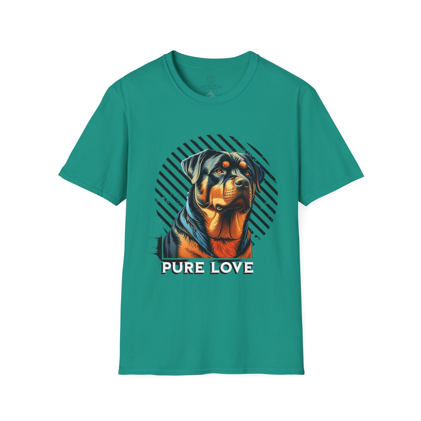 Pure Love Rottweiler Unisex Softstyle T-Shirt - Dog Lover Gift