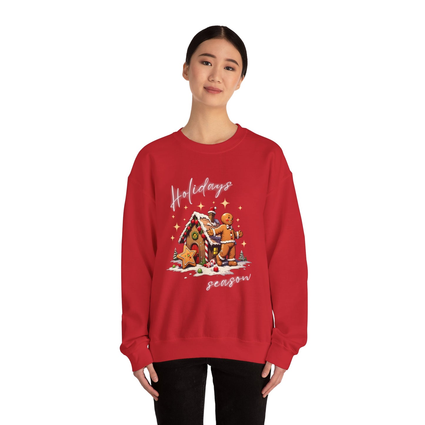 Holiday Season Gingerbread Crewneck Sweatshirt