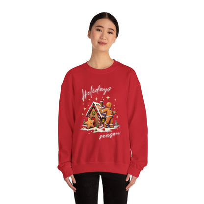 Holiday Season Gingerbread Crewneck Sweatshirt
