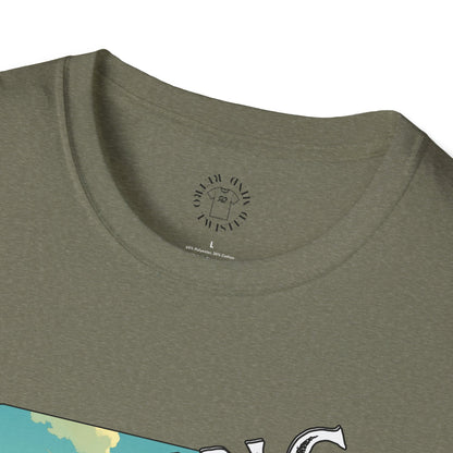 Fishing Like a Pro Unisex Softstyle T-Shirt - Perfect Gift for Anglers,gator,sport