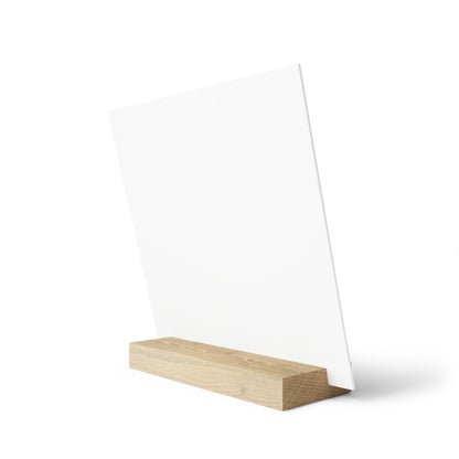 Good Morning? Owl Gallery Board with Stand — Whimsical Coffee & Donut Morning Decor