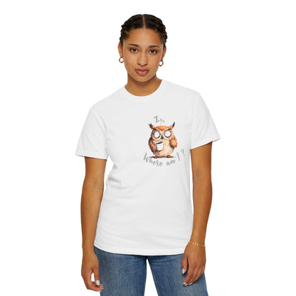Where Am I? Owl Graphic T-Shirt